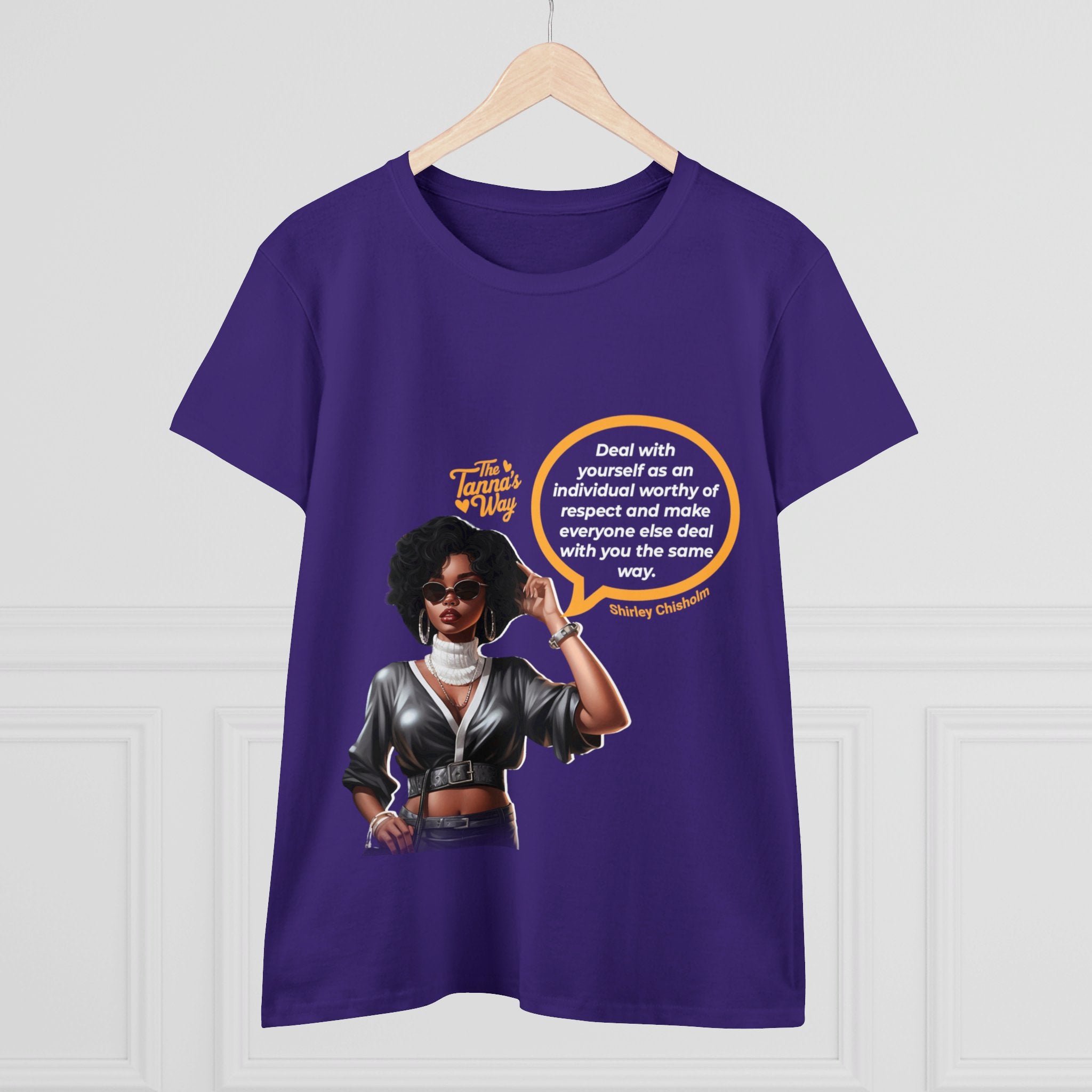 Shirley Chisholm | Women's Midweight Cotton Tee
